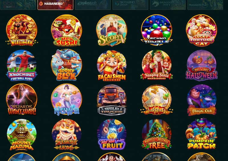 Nhiều tựa game slot hấp dẫn