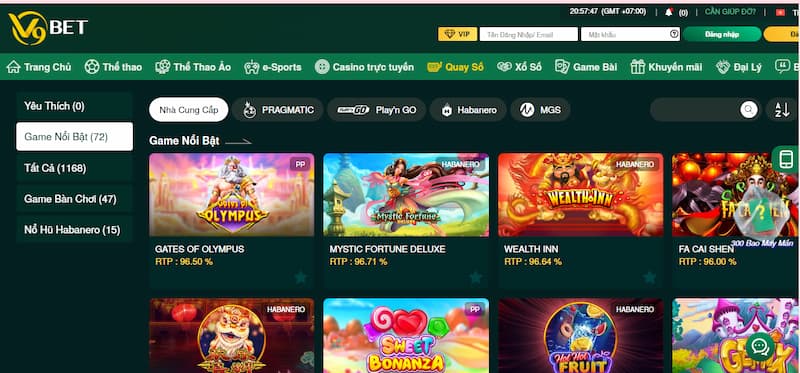 Quay số và sòng bài