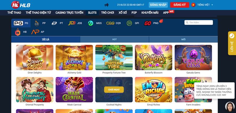 Khám phá kho slots cược khổng lồ của sân chơi đổi thưởng
