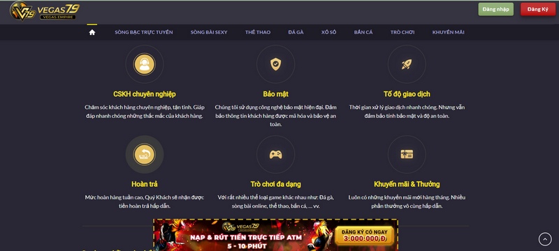 Cược thủ rất thích dịch vụ trên nền tảng này