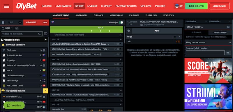 Olybet sân chơi cá cược