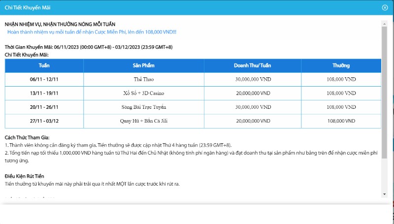 Chương trình thưởng Freebet đặc biệt hấp dẫn từ Fun88 