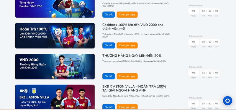 Khuyến mãi nhà cái tri ân nhận quà hấp dẫn mỗi ngày