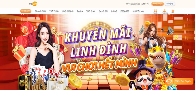 Các sự kiện khuyến mãi VT999 linh đình thưởng lên cấp, sinh nhật, lì xì