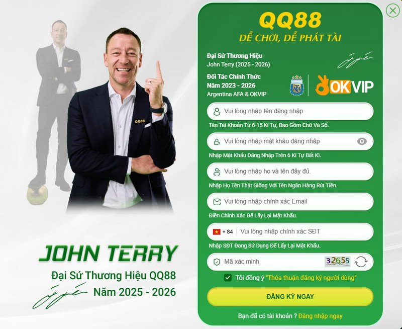 Hướng dẫn tạo tài khoản QQ88