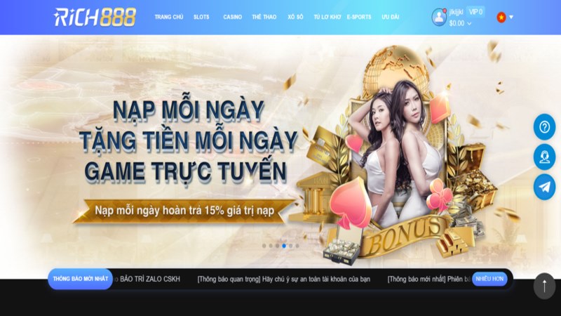 Khuyến mãi Rich888 tặng quà sinh nhật hấp dẫn cho khách hàng