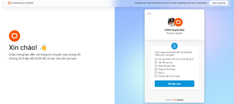 Nhà cái hiện đang hỗ trợ anh em qua rất nhiều các phương thức liên hệ