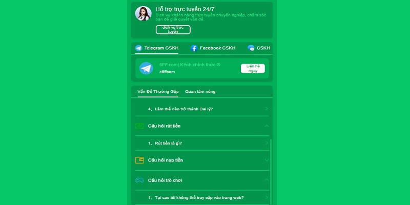 Những điểm mạnh của nhà cái 6FF
